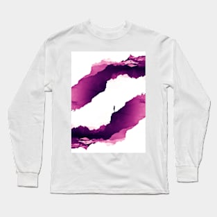 Purple Isolation Long Sleeve T-Shirt